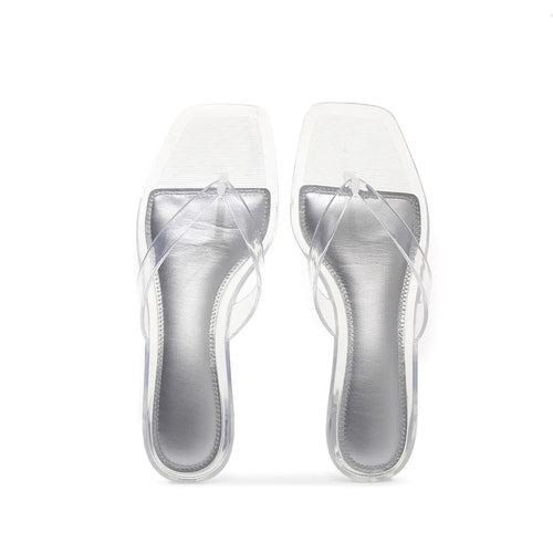 Crystal Square Heels