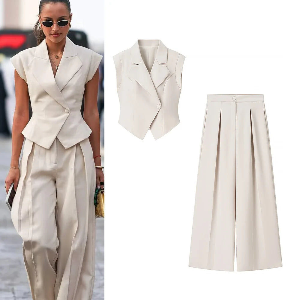 Beige Wide Set