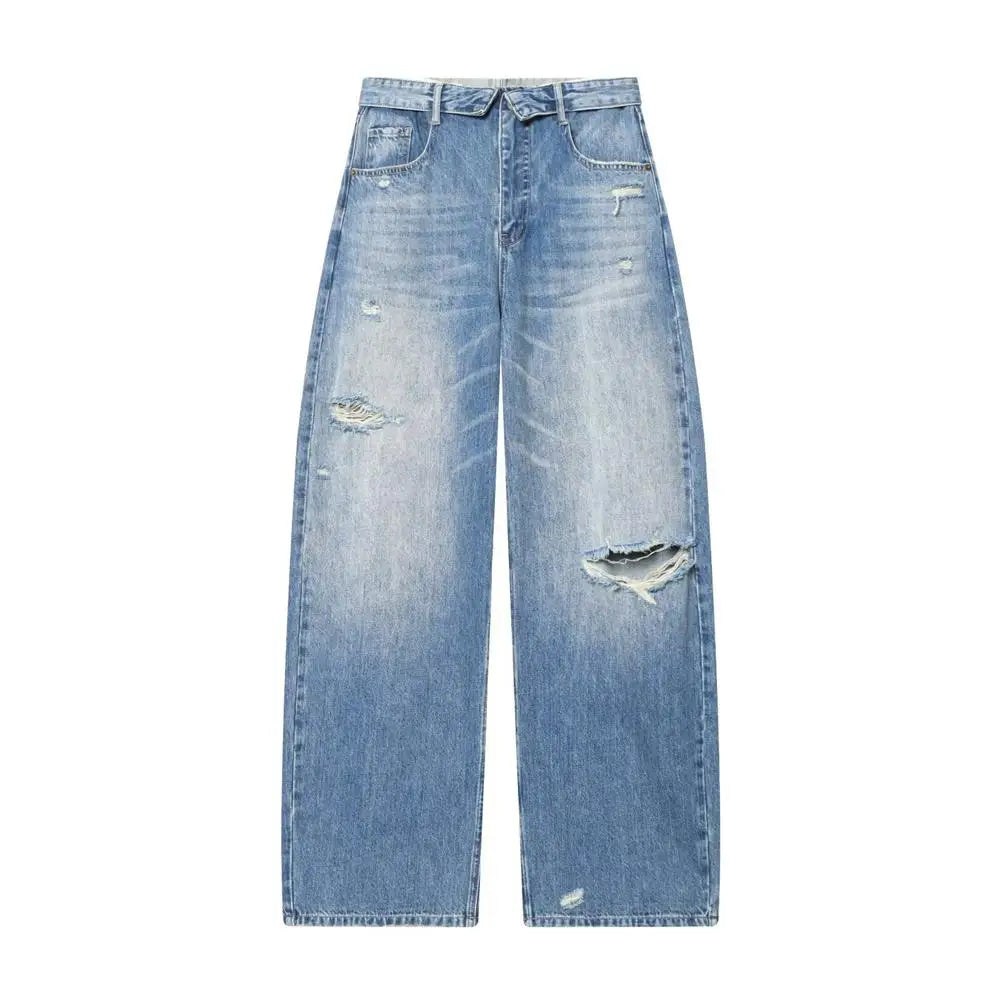 French Folded Jeans