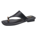 Faux Leather Thongs