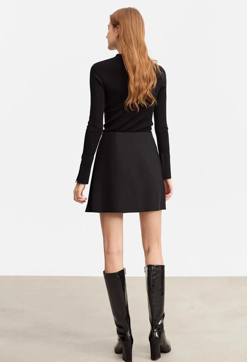 Straight Midi Skirt