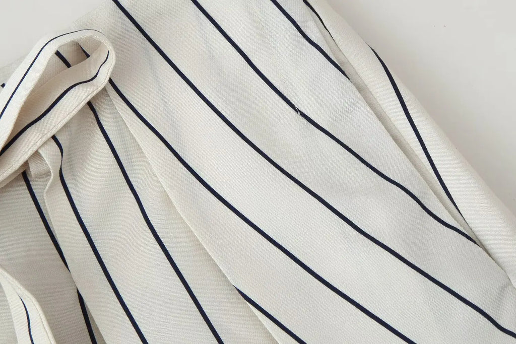 Striped Wide Suit
