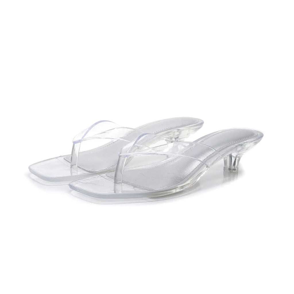 Crystal Square Heels