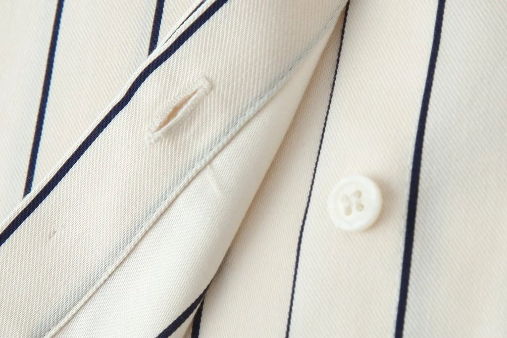 Striped Wide Suit