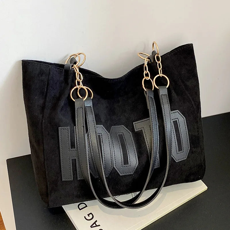 Canvas Letter Tote
