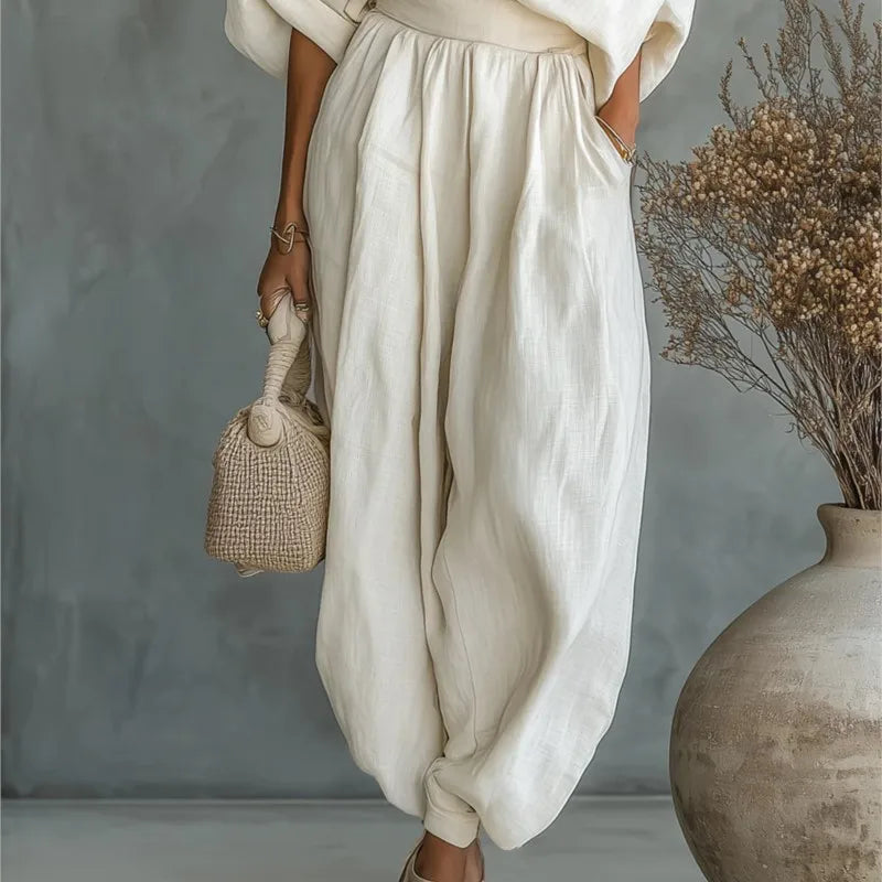 Linen Bloomer Set