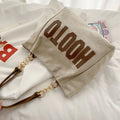 Canvas Letter Tote
