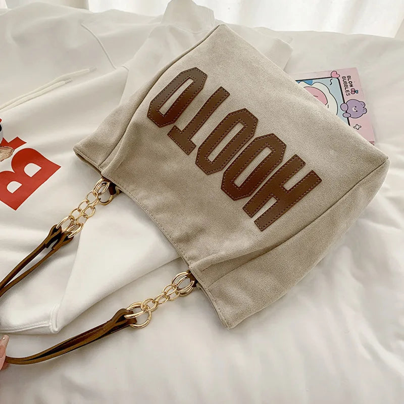Canvas Letter Tote