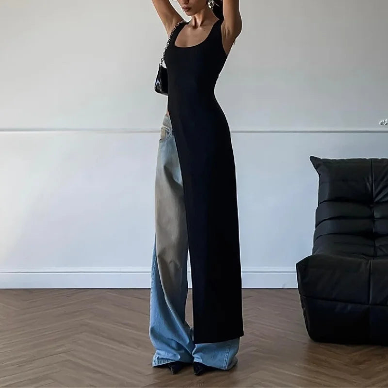 Asymmetric Long Tank