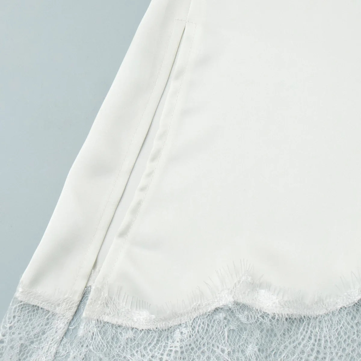 Satin Lace Vest