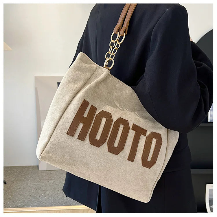 Canvas Letter Tote