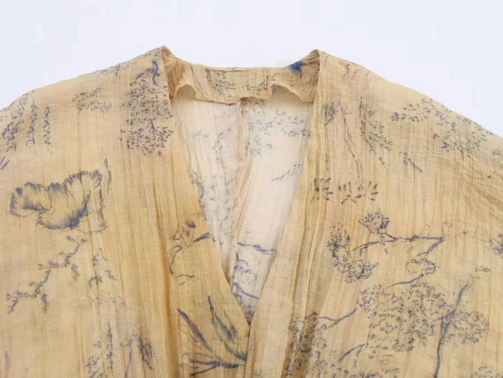 Boho Print Blouse
