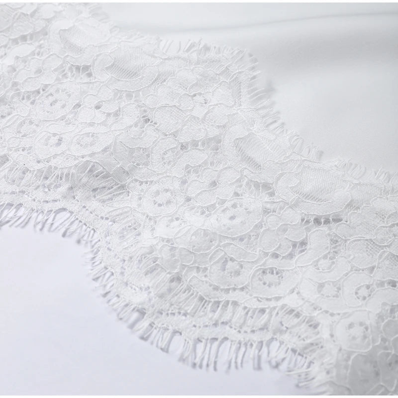 Satin Lace Blouse