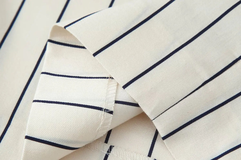 Striped Wide Suit