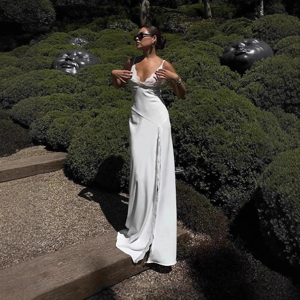 Lace Strap Maxi