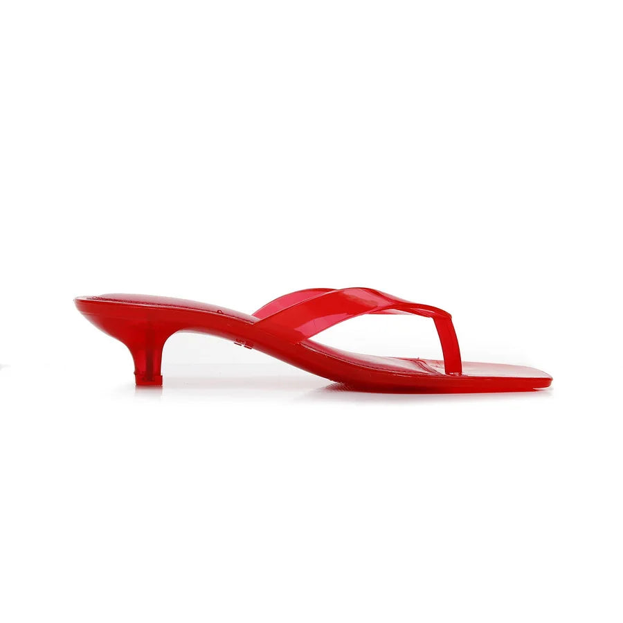 Crystal Square Heels