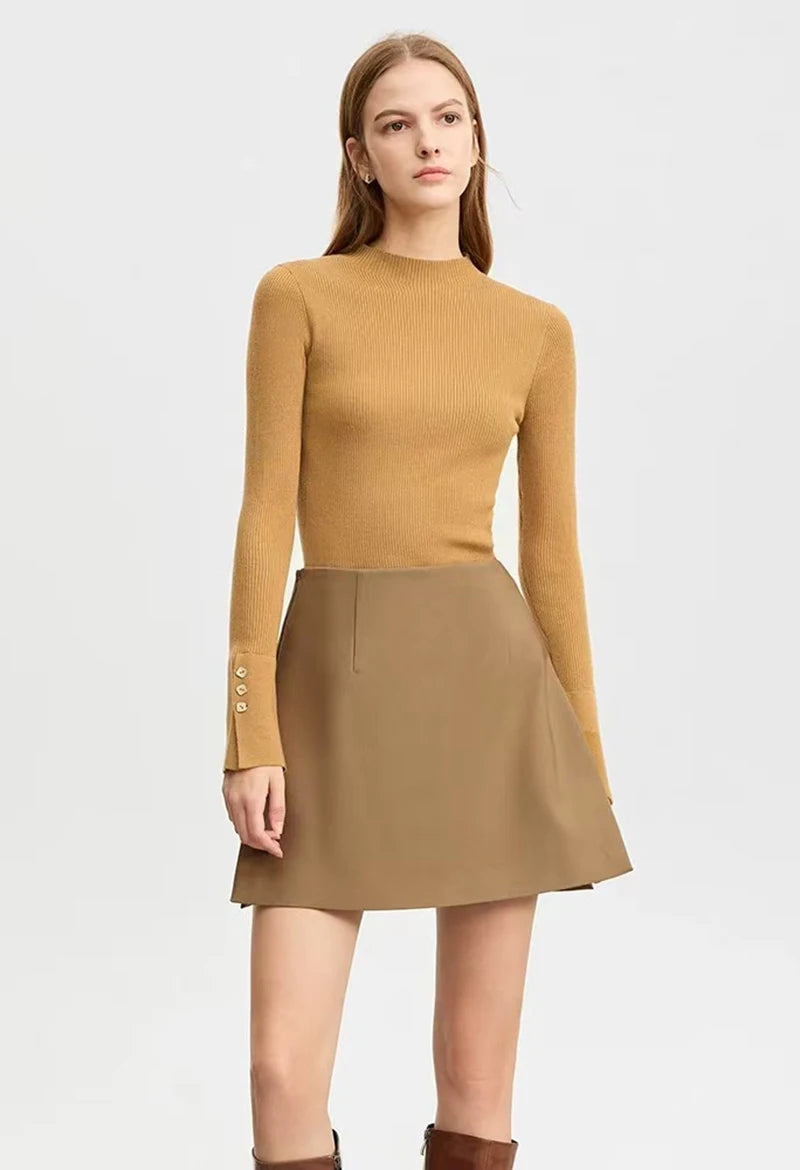 Straight Midi Skirt