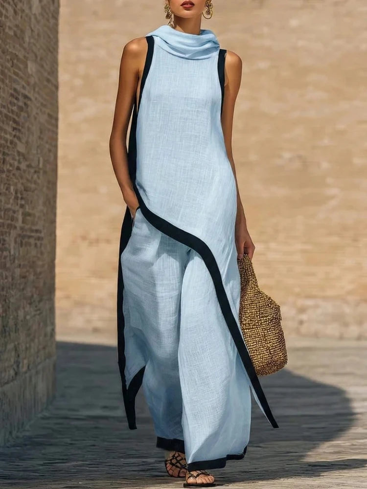 Linen Asymmetric Set