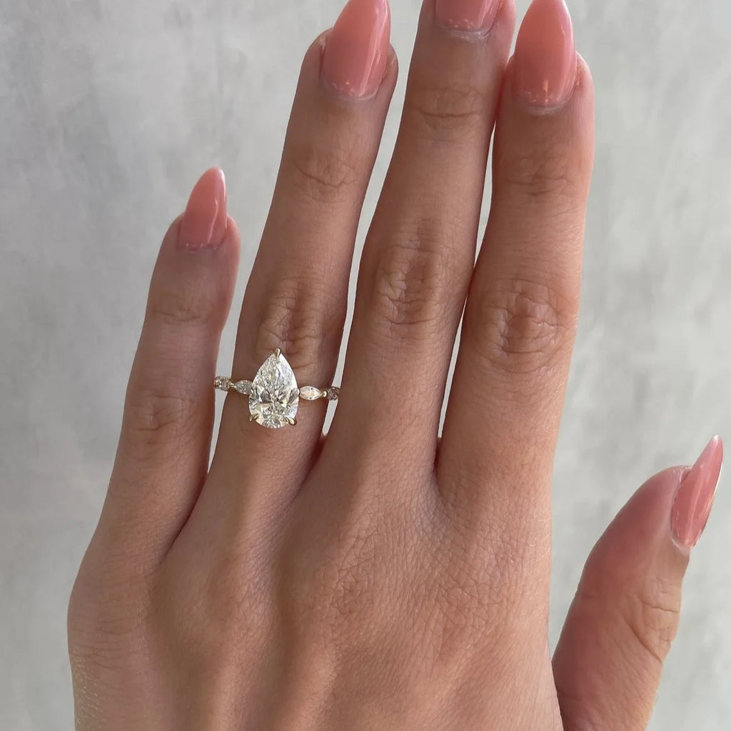 Gold Drop Ring