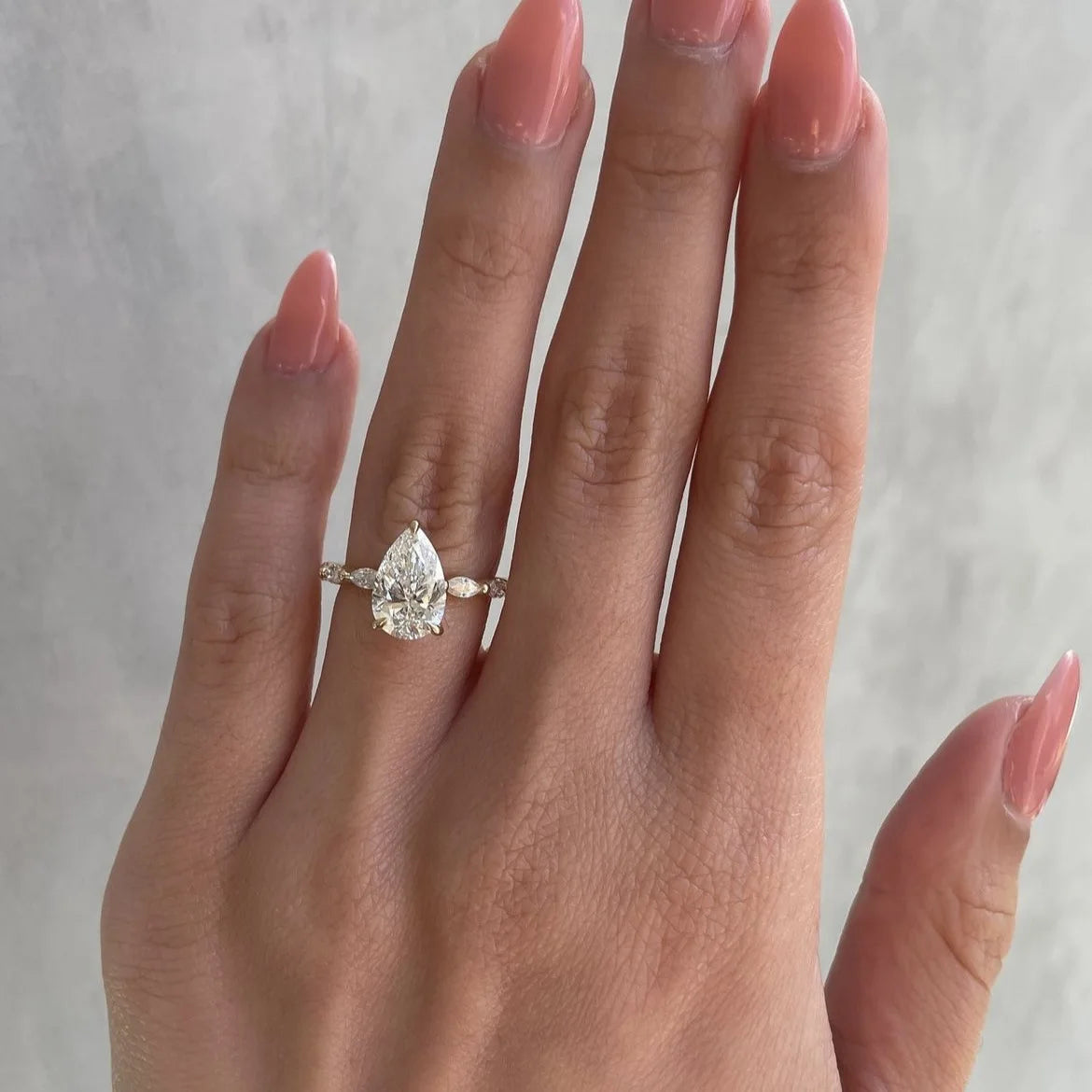 Gold Drop Ring