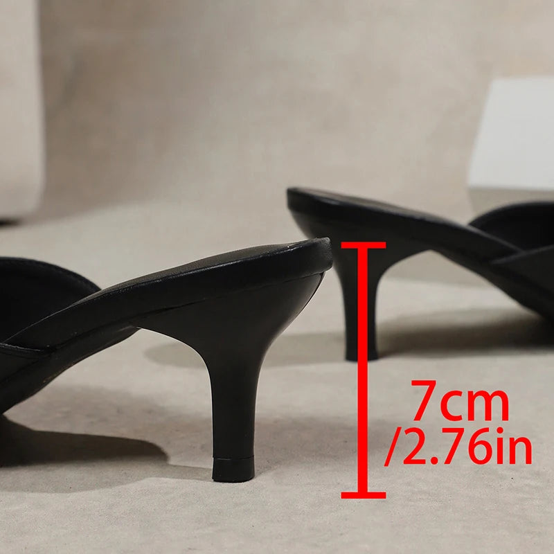 Clip Heel Mules