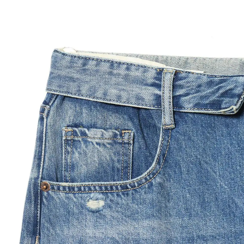 French Folded Jeans