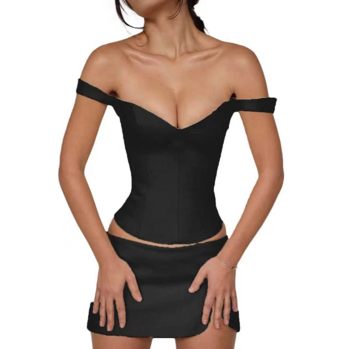 Cotton Zip Corset
