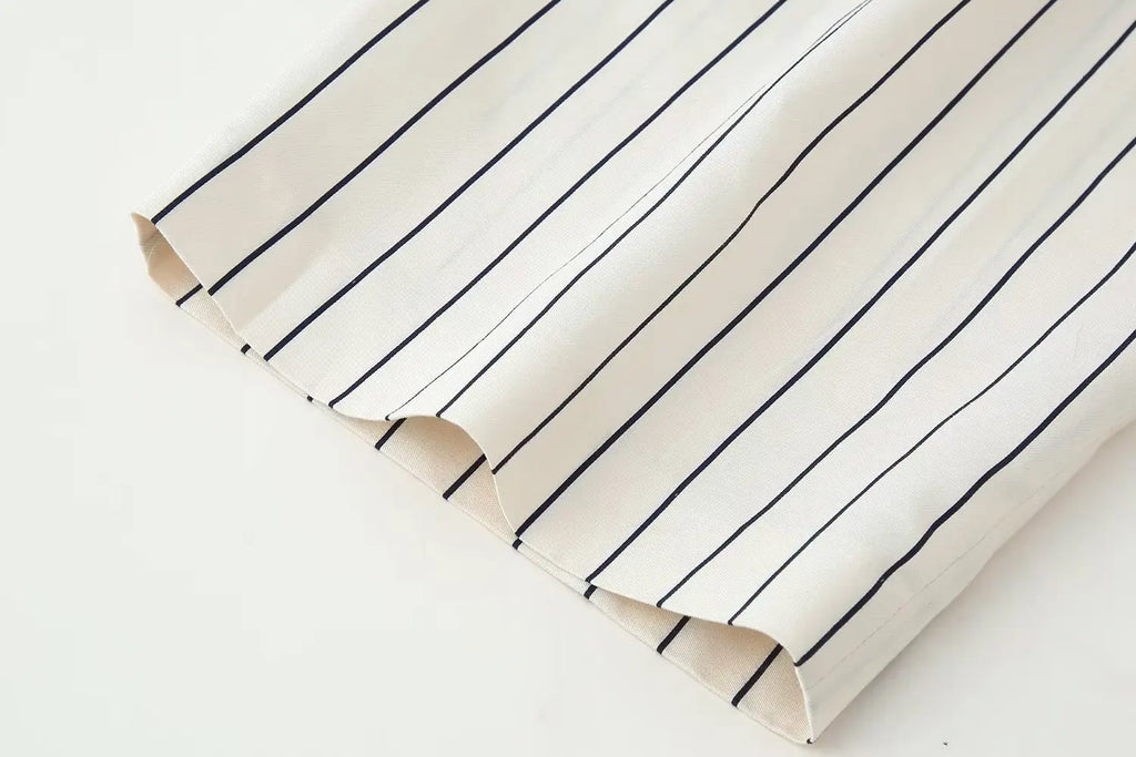 Striped Wide Suit