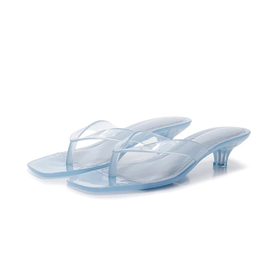 Crystal Square Heels