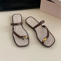 Velvet Toe Slides