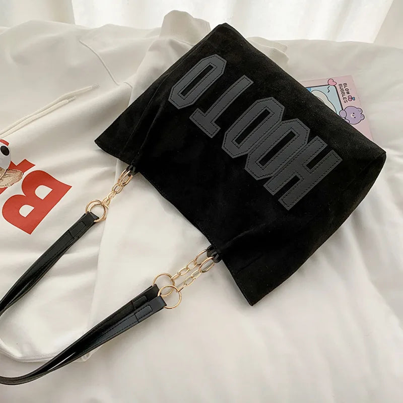 Canvas Letter Tote
