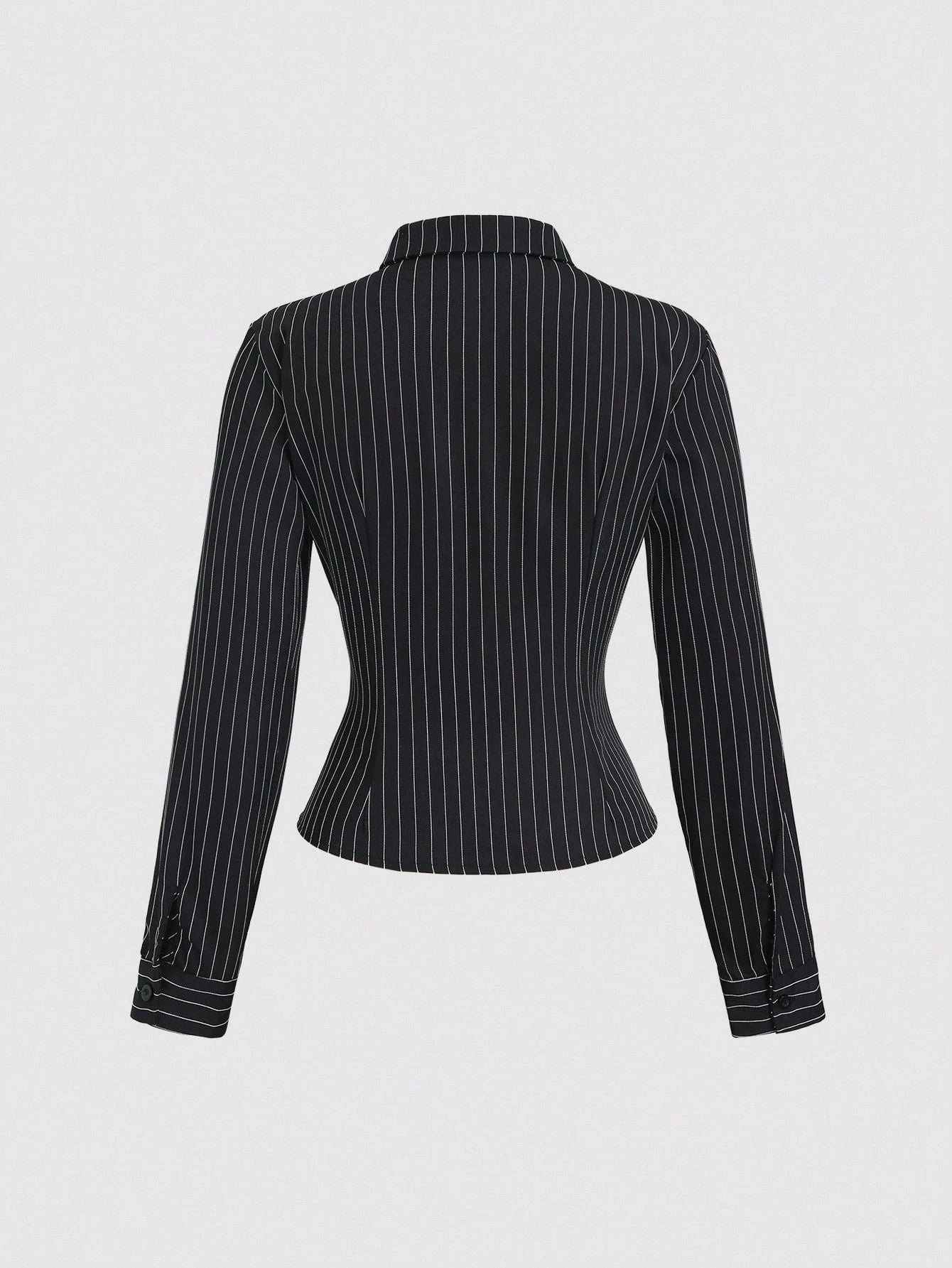 Striped Crop Shirt