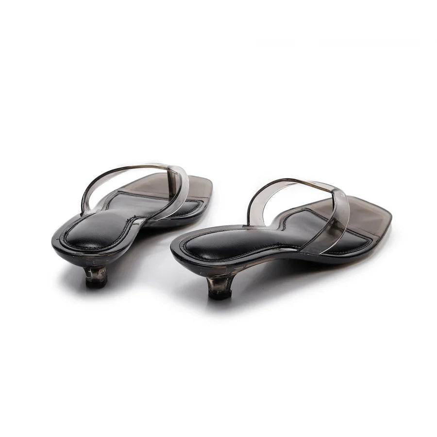 Crystal Square Heels