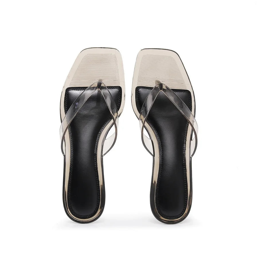 Crystal Square Heels