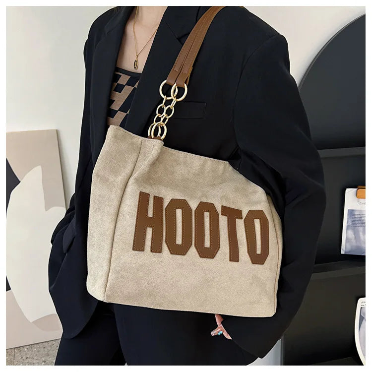 Canvas Letter Tote