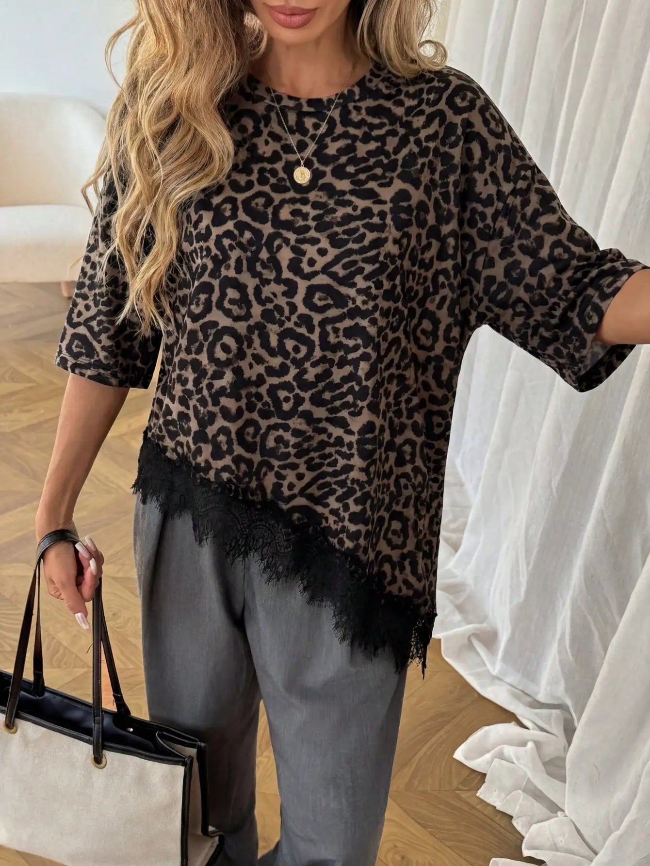 Lace Ruffle Top