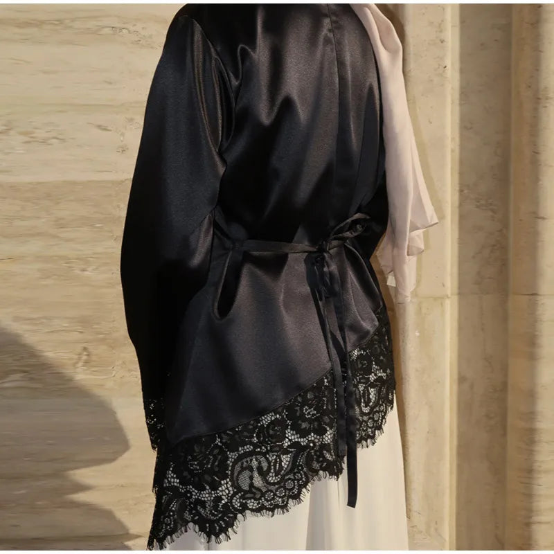 Satin Lace Blouse