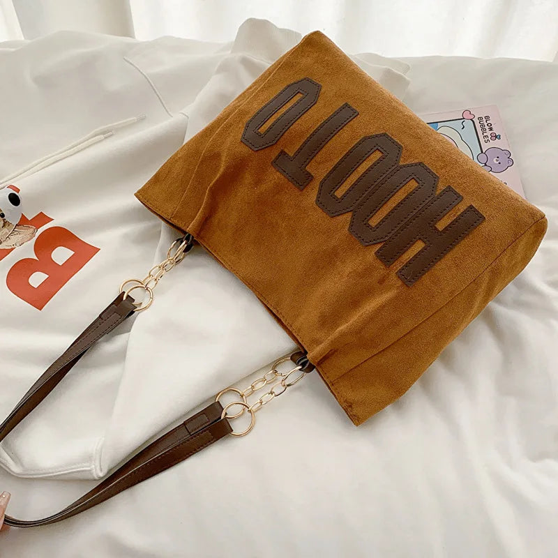 Canvas Letter Tote