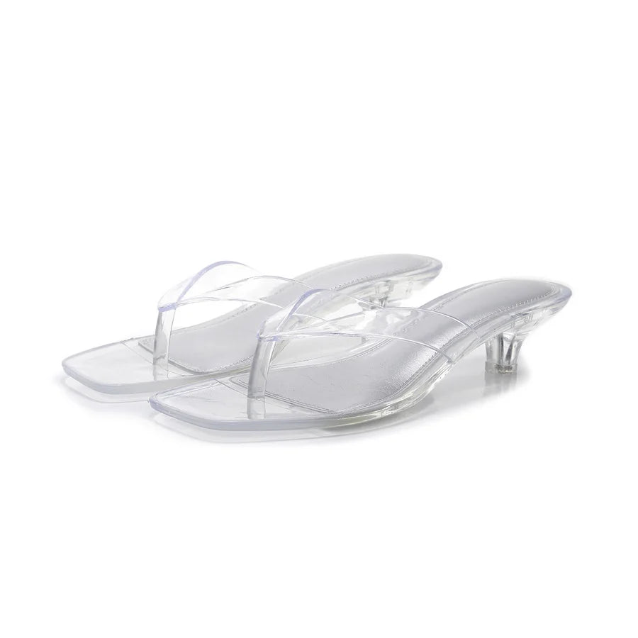 Crystal Square Heels