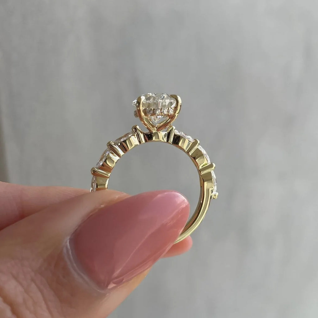 Gold Drop Ring