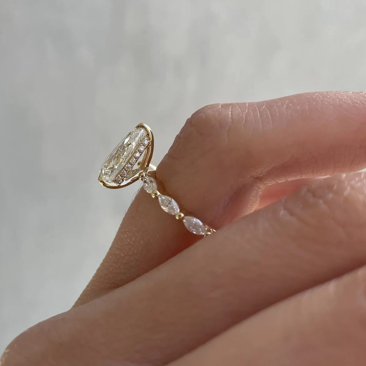 Gold Drop Ring
