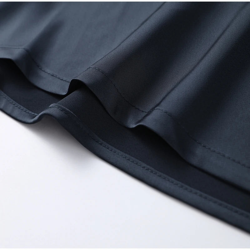 Pleated Backless Maxi