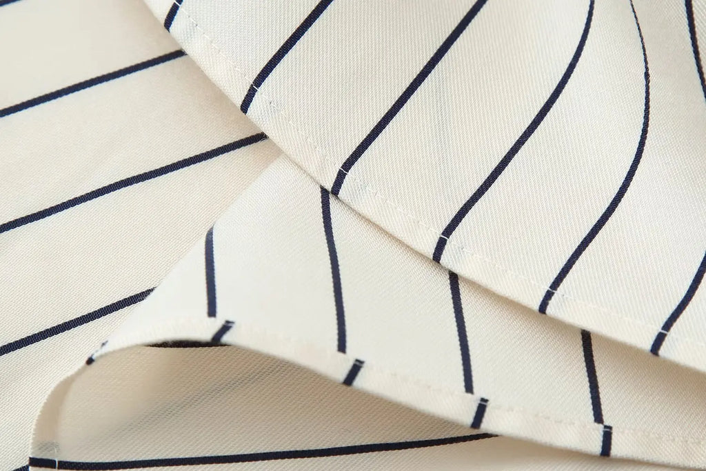 Striped Wide Suit