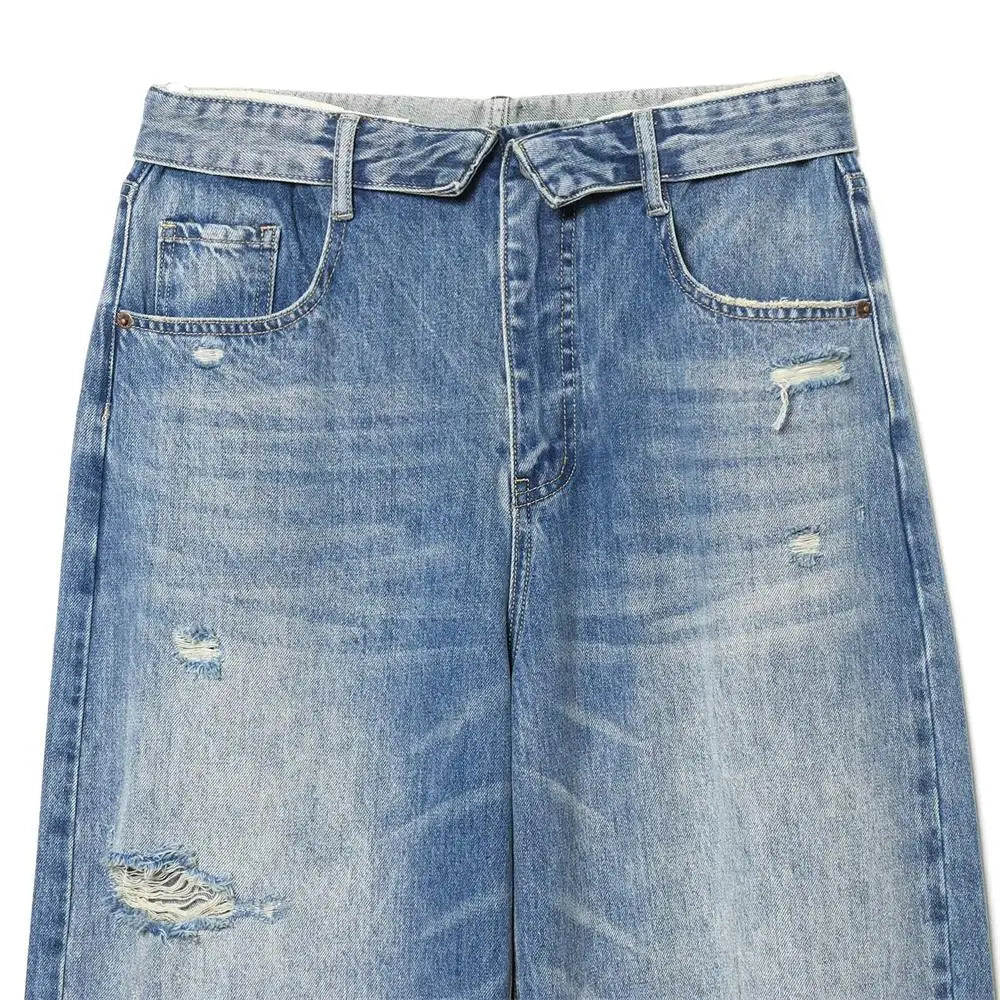 French Folded Jeans