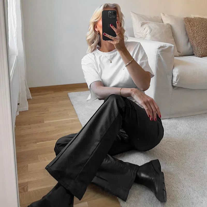 Cropped Corset Tee