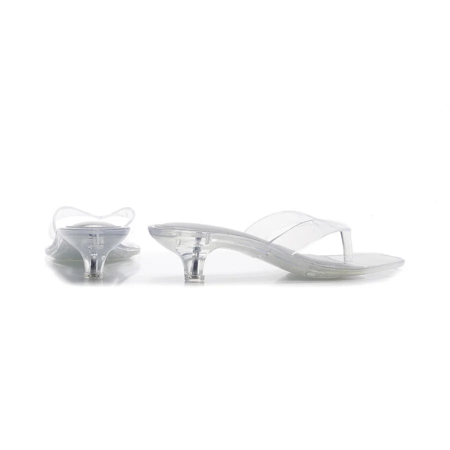 Crystal Square Heels