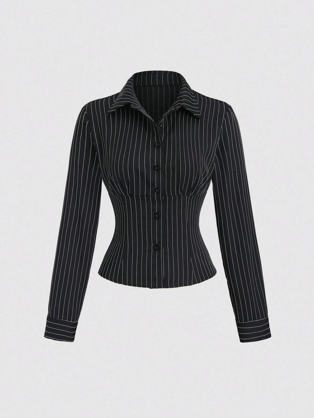 Striped Crop Shirt
