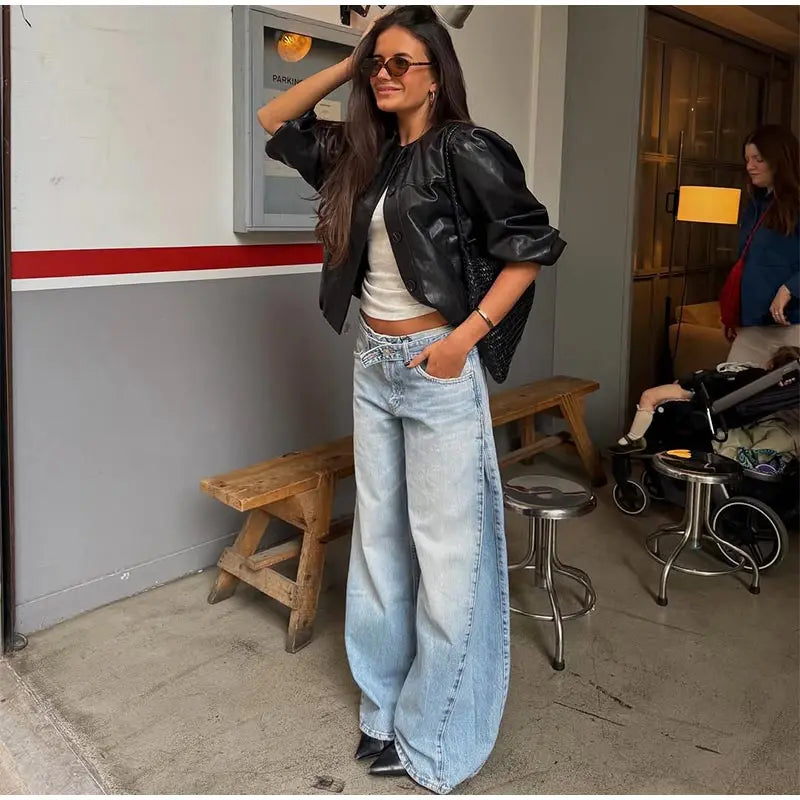 Tie Waist Jeans