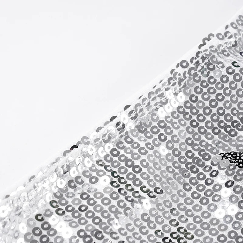 Silver Sequin Mini