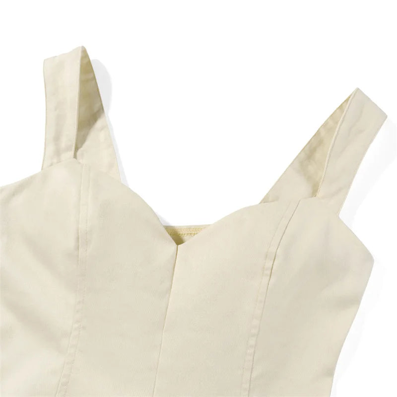 Cotton Zip Corset